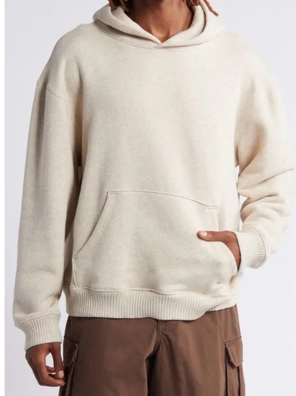 Elwood Core Hoodie in Vintage Oatmeal. Size XS